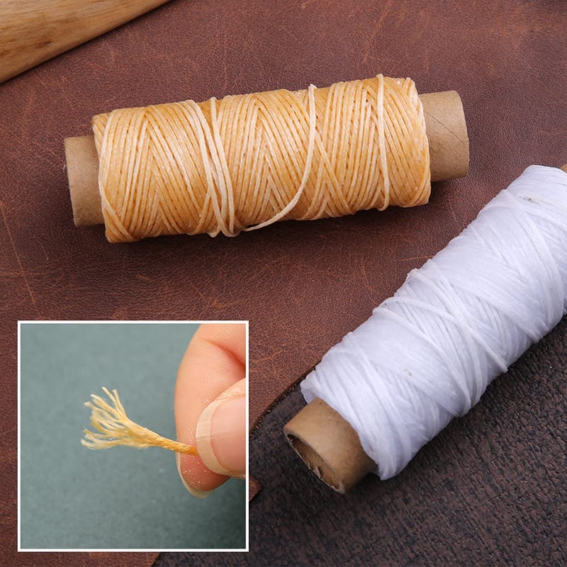 BUTUZE 660 Yards Leather Sewing Waxed Thread - 150D 55Yards Per Spool Stitching Thread for Craft DIY, Bookbinding, Shoe Repairing, Leather Sewing - Image 4